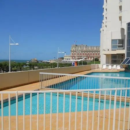 Front De Avec Piscine Et Balcon A - Fr-1-3-412 Apartamento Biarriz