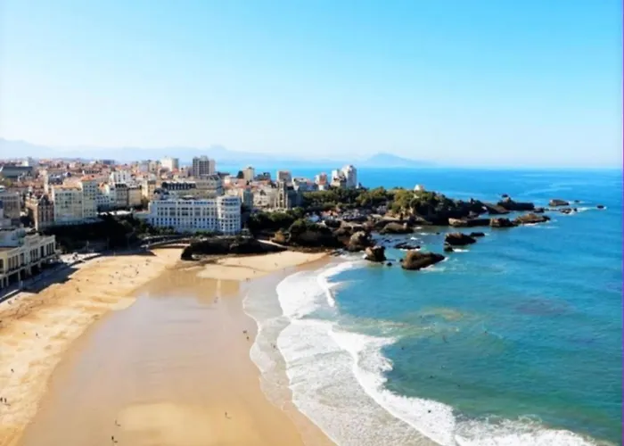 Front De Avec Piscine Et Balcon A - Fr-1-3-412 比亚里茨