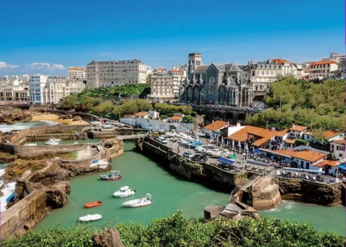 公寓 Front De Avec Piscine Et Balcon A - Fr-1-3-412 比亚里茨